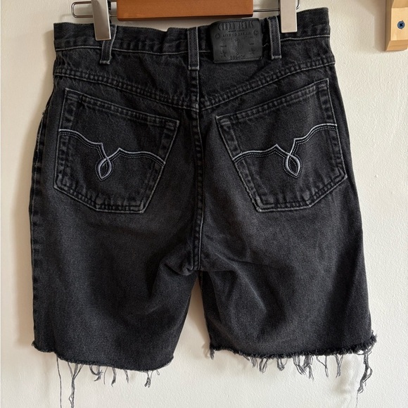 Vintage Cobra High-Waisted Black Denim Jorts – Size 30 - Picture 6 of 8